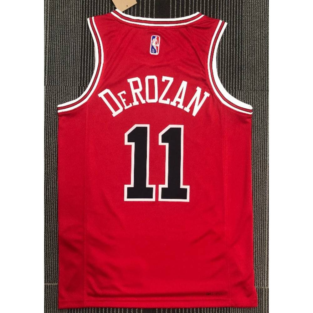 Men's Chicago Bulls Chicago Bulls DeRozan #11 Red 2021Swingman NBA Jersey - Icon Edition-Pro Kit Vault | Brand New 26/27 Sports Jerseys